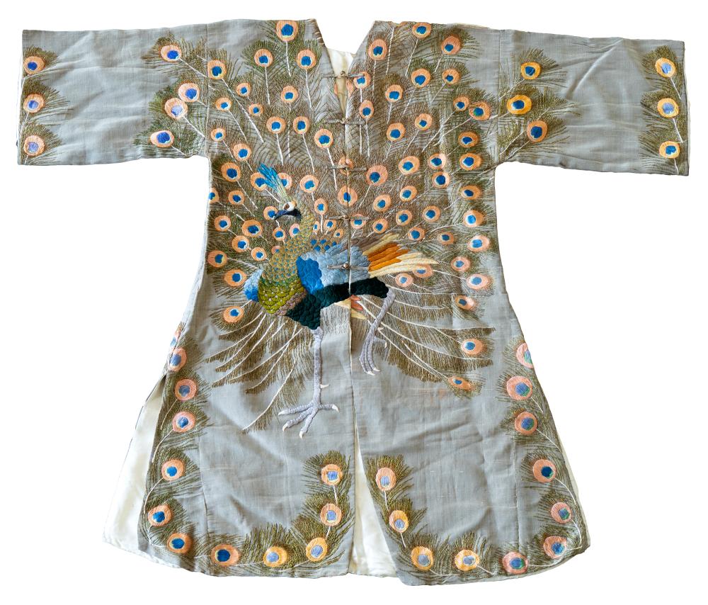 JAPANESE EMBROIDERED ROBEworked