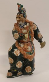 JAPANESE ENAMEL DECORATED BUGA