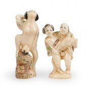 JAPANESE EROTIC BONE NETSUKE F