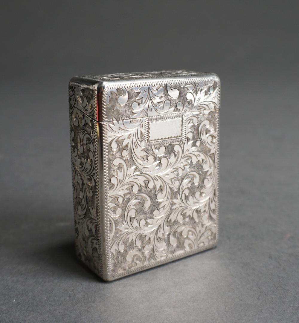JAPANESE ETCHED 970-SILVER CASE,