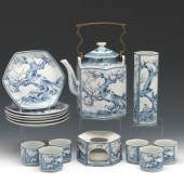 JAPANESE EXPORT PORCELAIN BLUE