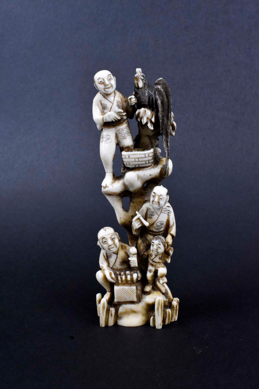 JAPANESE FIGURAL OKIMONO