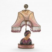 JAPANESE FIGURAL TABLE LAMP, B
