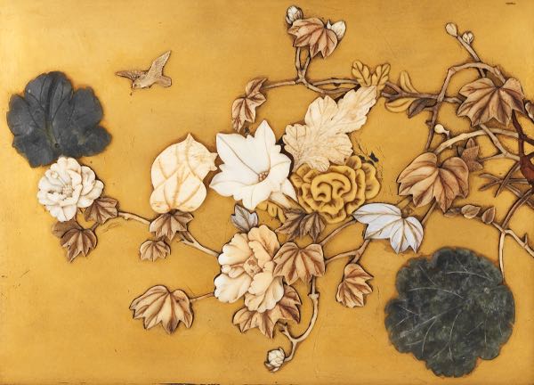 JAPANESE FINELY CARVED INLAID