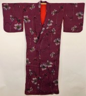 JAPANESE FLORAL MAROON TOMESOD