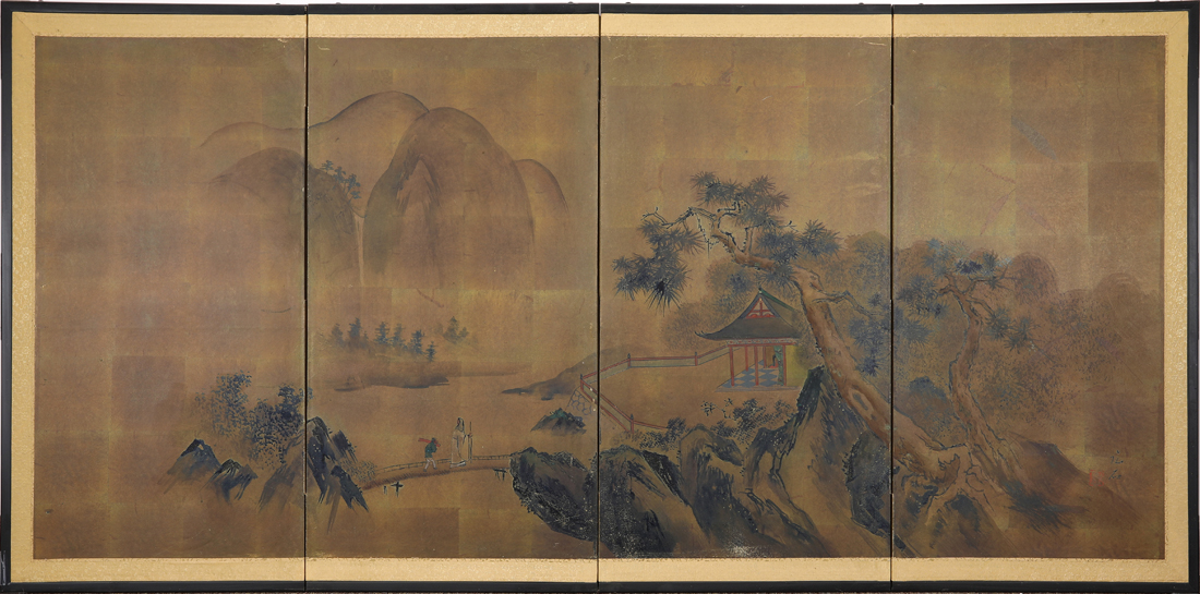 JAPANESE FOUR-PANEL FOLDING