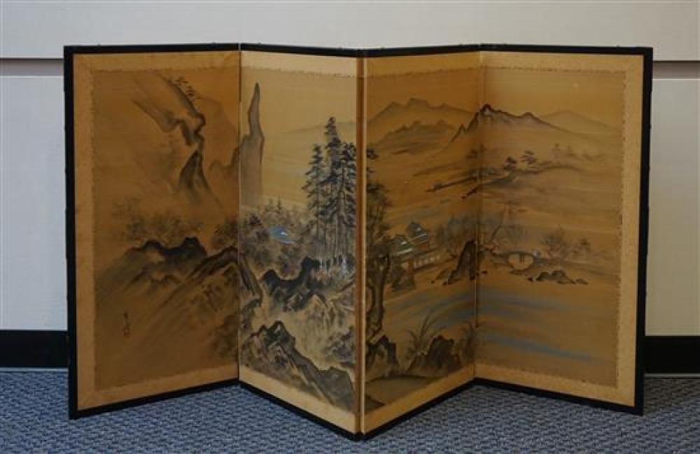 JAPANESE FOUR-PANEL LOW