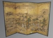 JAPANESE FOUR-PANEL SCREEN, ED