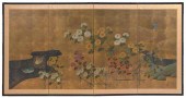 JAPANESE FOUR-PANEL SCREEN LAT