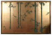 JAPANESE FOUR-PANEL SCREEN, TA