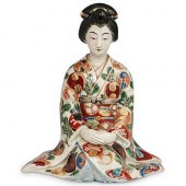 JAPANESE GEISHA PORCELAIN FIGU