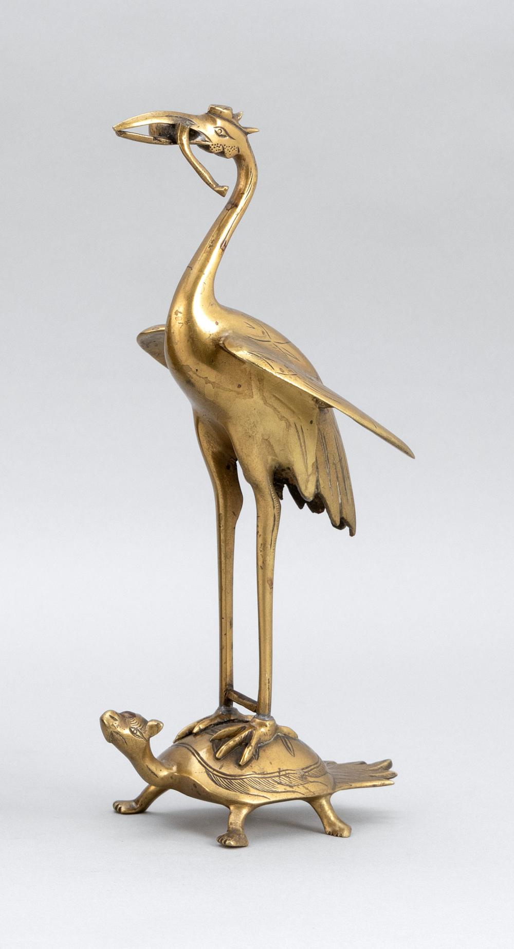 JAPANESE GILT BRONZE FIGURE OF A