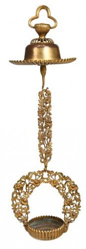 JAPANESE GILT BRONZE HANGING I