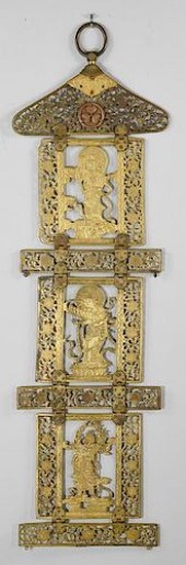 JAPANESE GILT COPPER BUDDHISTI