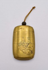 JAPANESE GILT LACQUER INROMeij