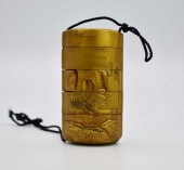 JAPANESE GILT LACQUER INROMeij