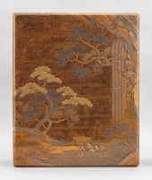 JAPANESE GILT LACQUER PRESENTA