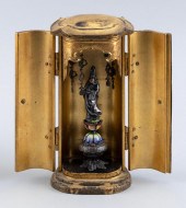 JAPANESE GILT-LACQUER ZUSHI WI