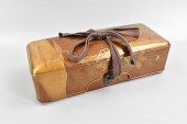 JAPANESE GILT LACQUERED BOX IN