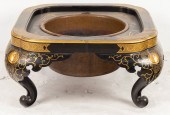 JAPANESE GILT LACQUERED HIBACH