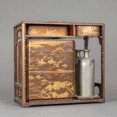 JAPANESE GILT LACQUERED SAGE J