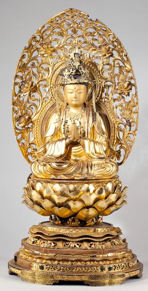 Japanese Gilt Lacquered Wood