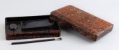 JAPANESE GILT, ORANGE AND BLAC
