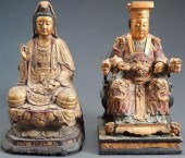 JAPANESE GILTWOOD FIGURE OF SE