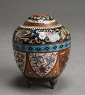 JAPANESE GINBARI ENAMELED COVE