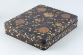 JAPANESE GOLD AND BLACK LACQUE
