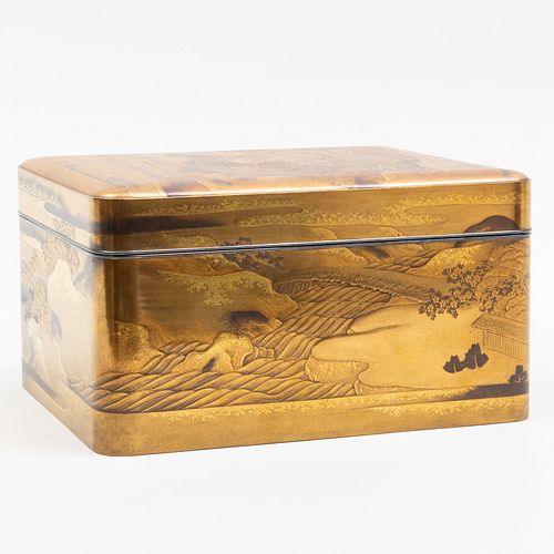 JAPANESE GOLD AND SILVER LACQUER