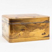JAPANESE GOLD AND SILVER LACQU