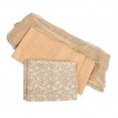 JAPANESE GOLD FLORAL SILK OBI,