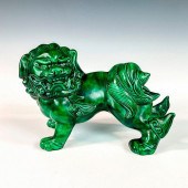 JAPANESE GREEN CERAMIC KOMAINU
