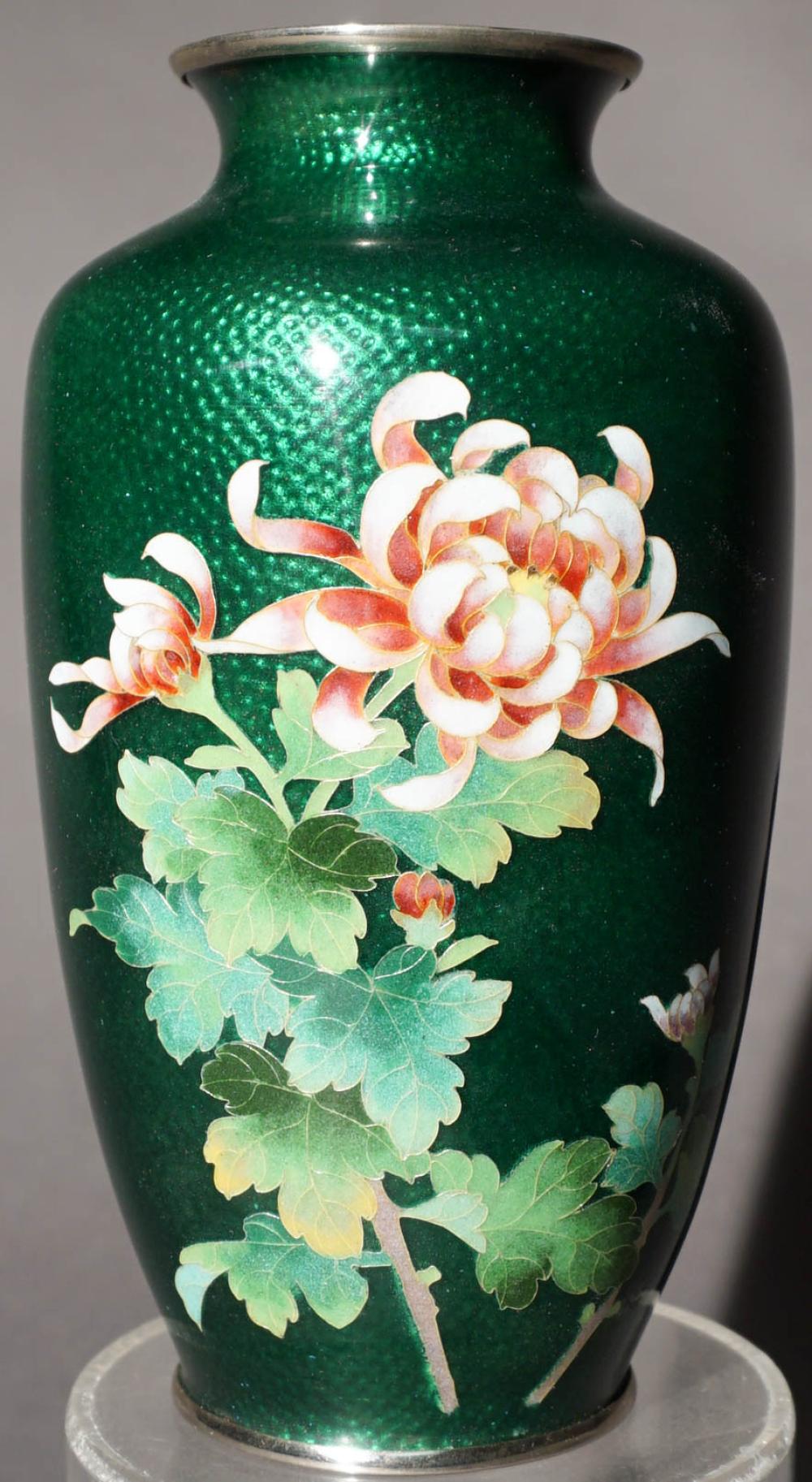 JAPANESE GUILLOCHE GREEN AND