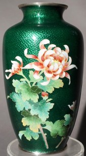 JAPANESE GUILLOCHE GREEN AND C