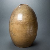 JAPANESE HAGI WARE CRACKLE GLA