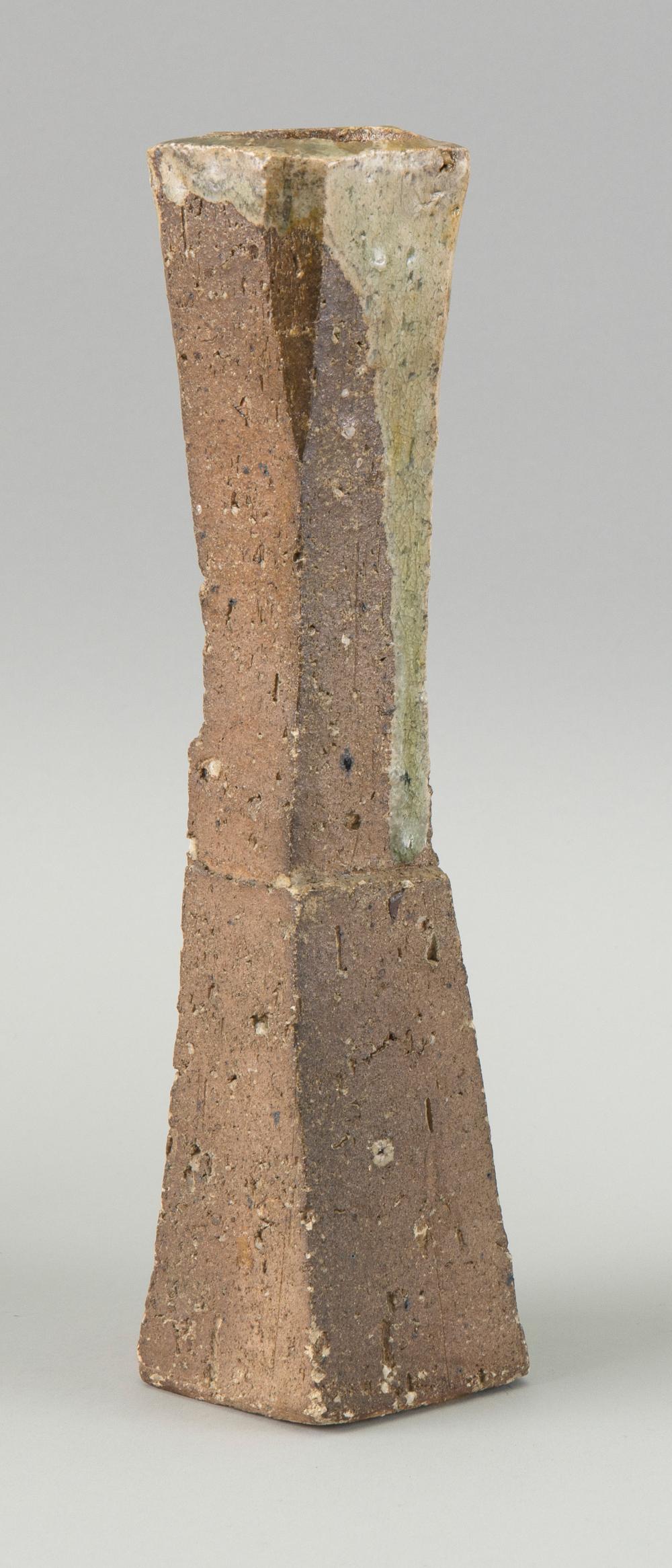 JAPANESE HAMADA POTTERY VASE 20TH
