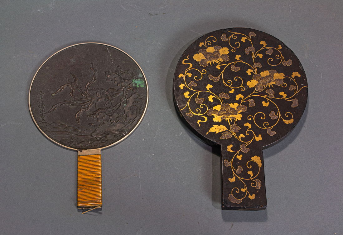 JAPANESE HAND MIRROR Japanese metal