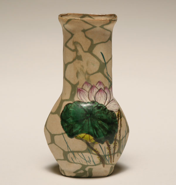 Japanese hand painted enameled