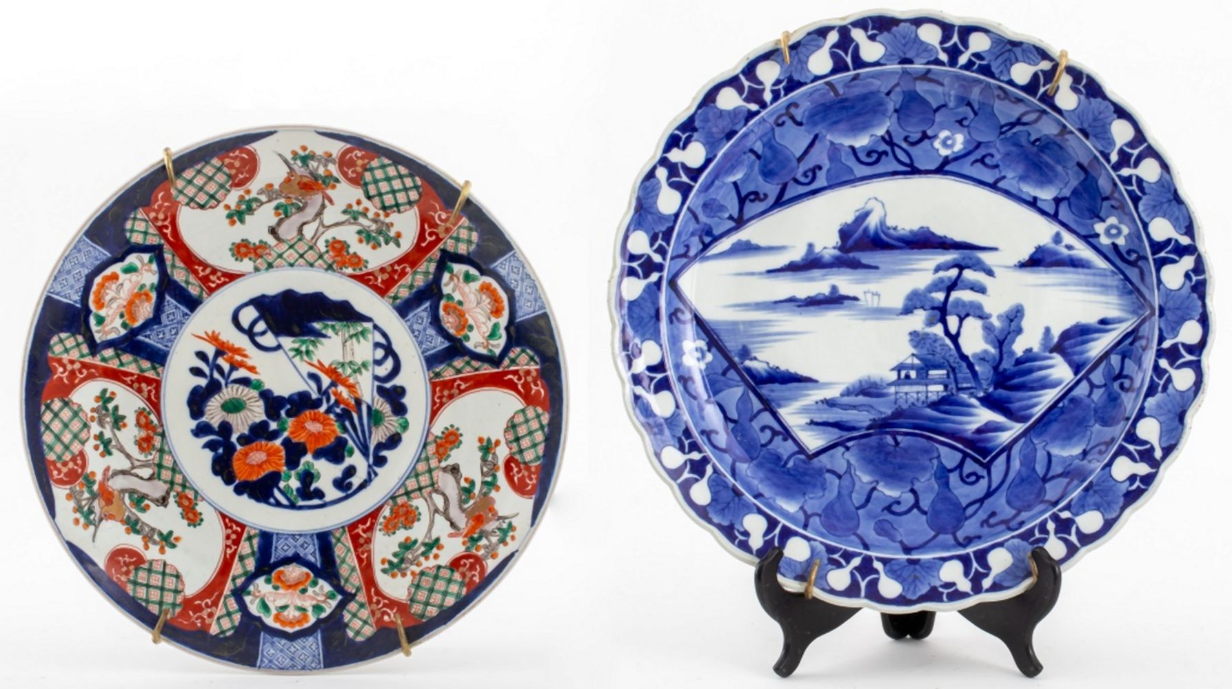 JAPANESE HAND-PAINTED PORCELAIN