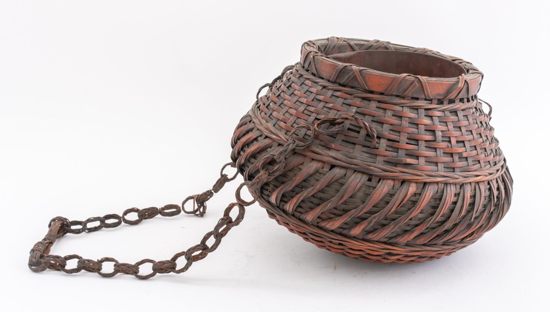 JAPANESE HANGING IKEBANA BASKET,