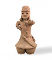 JAPANESE HANIWA POTTERY WARRIO