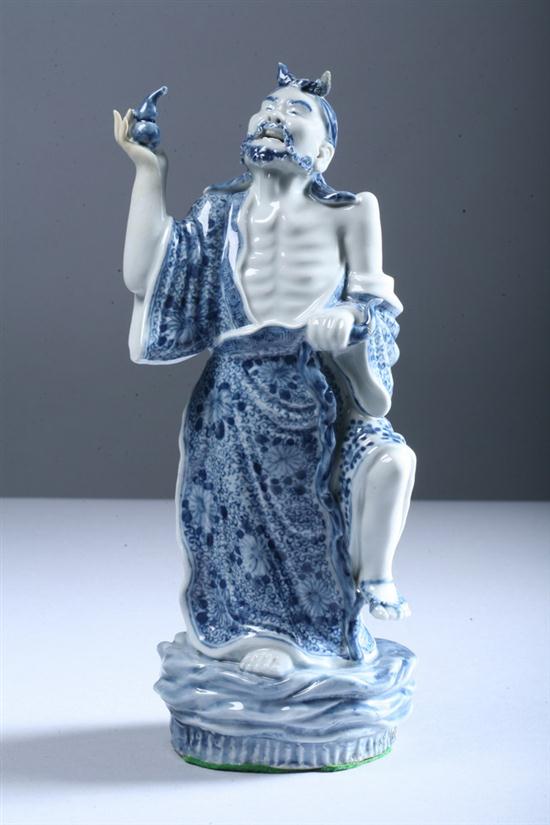 JAPANESE HIRADO BLUE AND WHITE