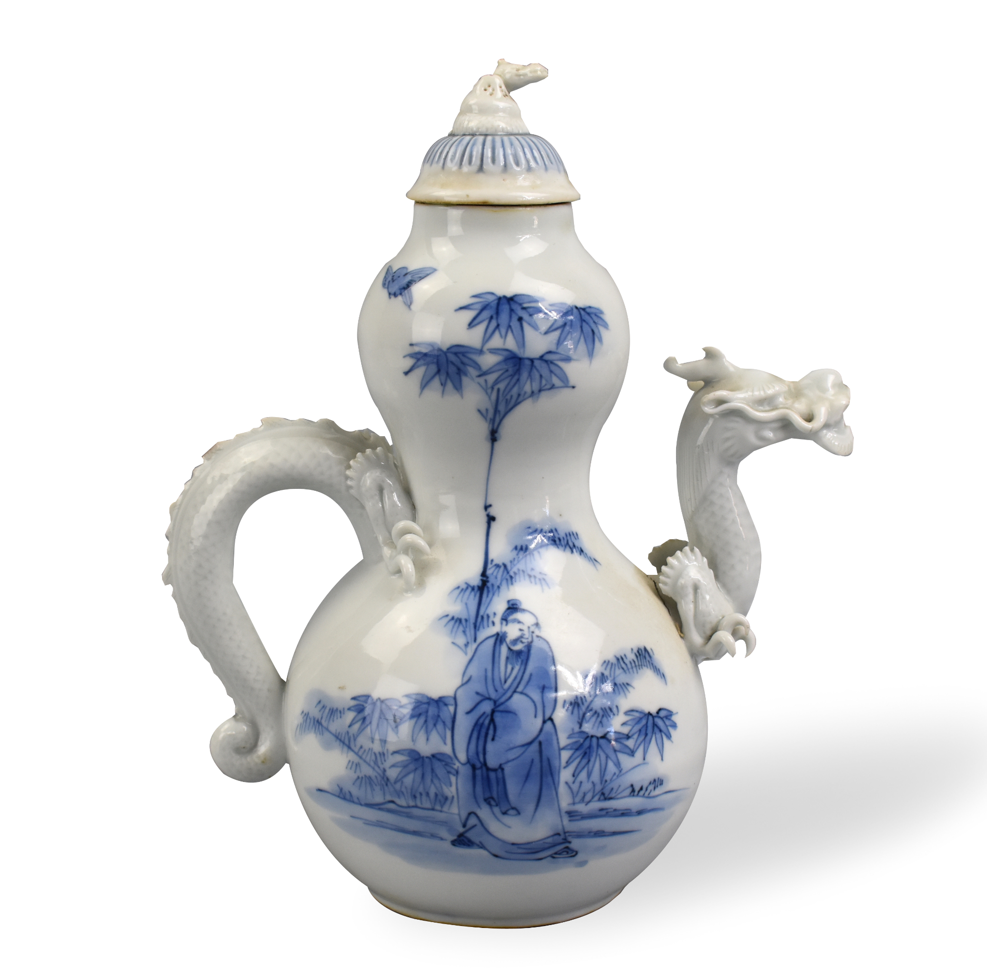 JAPANESE HIRADO EWER W/ DRAGON