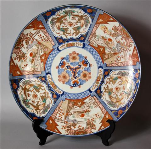 JAPANESE IMARI CHARGER late