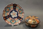 JAPANESE IMARI DECORATED HINGE