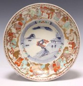 JAPANESE IMARI FIGURAL PORCELA