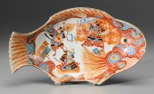 Japanese Imari fish-shaped dis