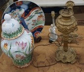 JAPANESE IMARI PORCELAIN CHARG